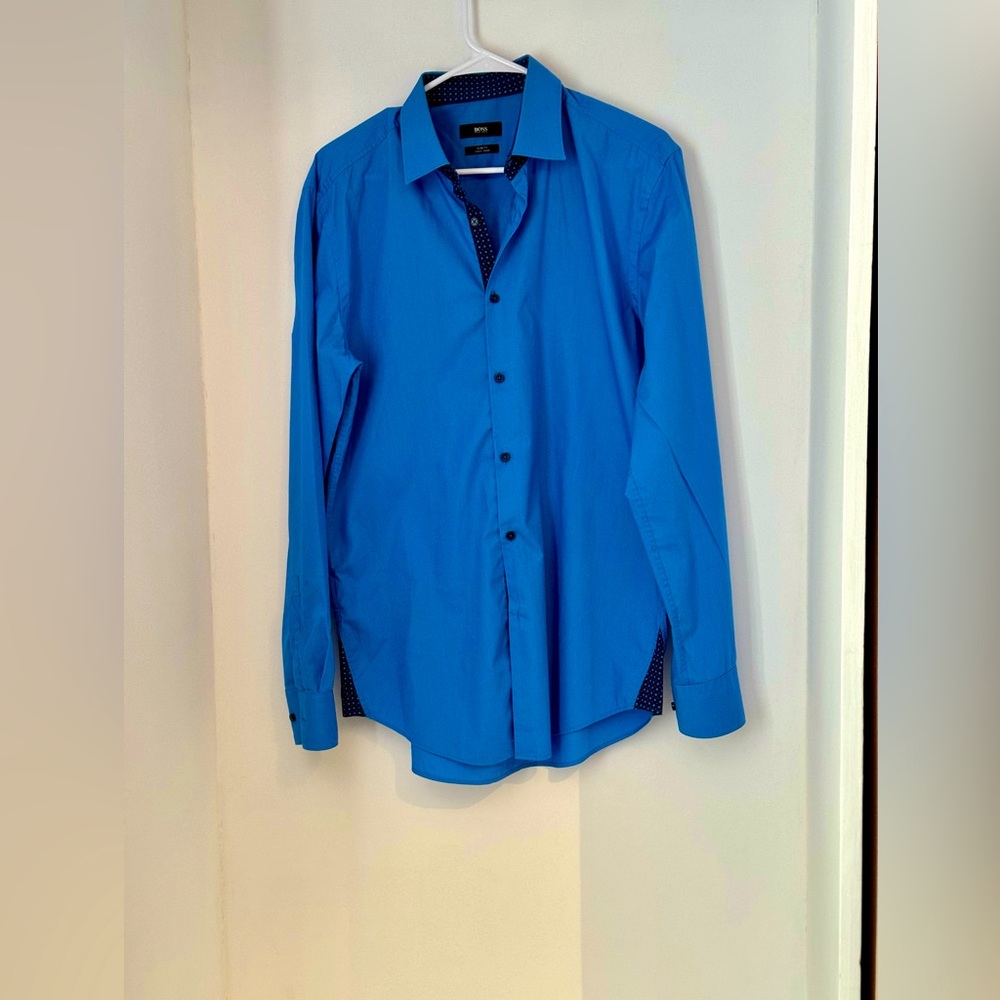 Boss slim fit stretch shirt 16